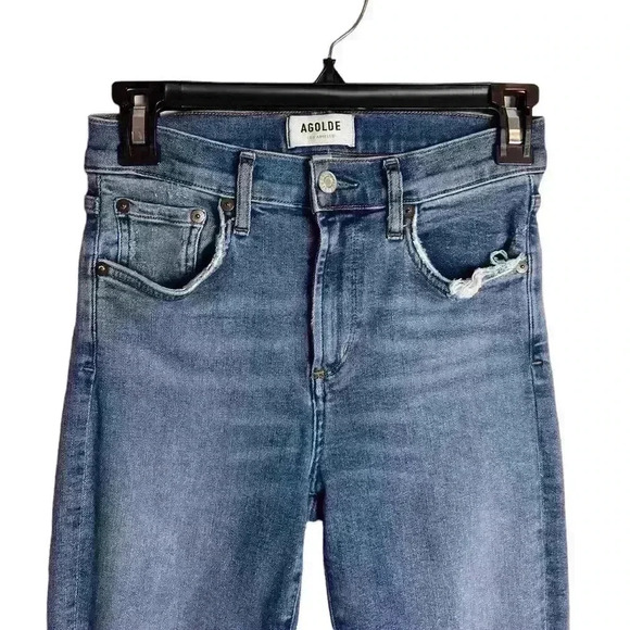 Agolde Sophie Ankle Skinny Jeans in Pentacle Wash Size 26 - Picture 3 of 9
